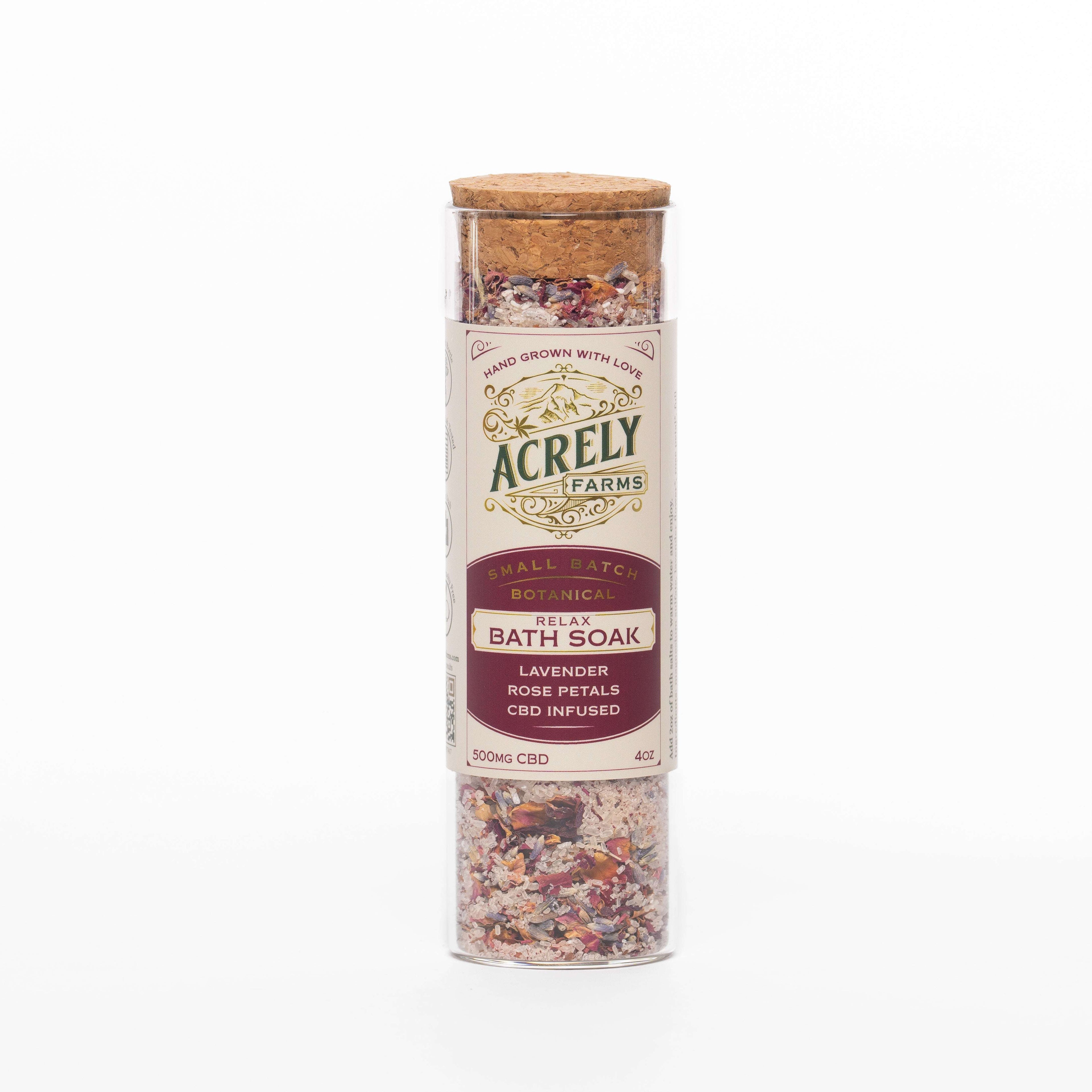 Relax CBD Bath Soak - Acrely Farms