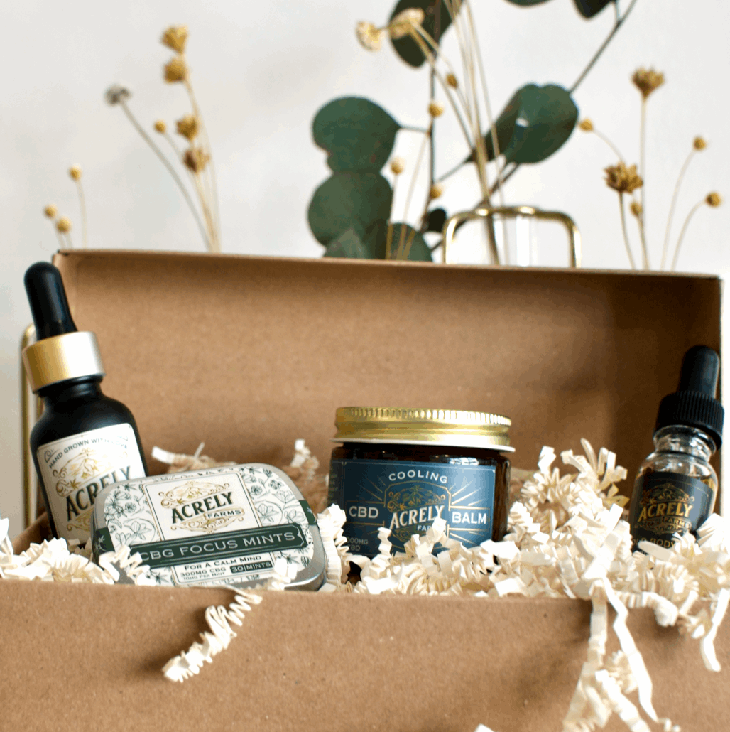 CBD and CBG Recovery Gift Set