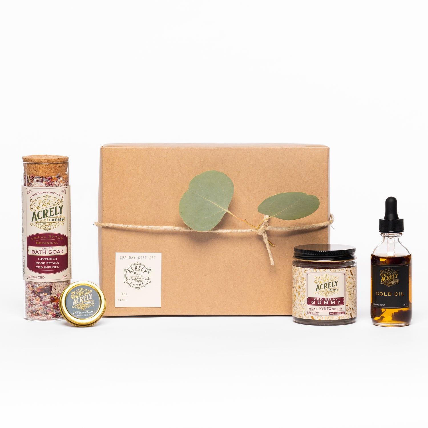 Acrely Farms CBD Spa Day Gift Set