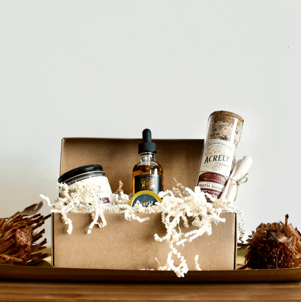 Acrely Farms CBD Spa Day Gift Set