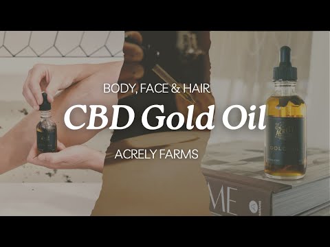 Gold CBD Body Oil