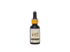 A small amber glass dropper bottle of Acrely Farms Hemp CBD Extract with a black rubber dropper top and a shiny gold collar, centered on a plain white background.