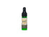 A small green glass dropper bottle of Acrely Farms Beard Oil featuring a black dropper cap and a cream-colored label with gold text, set against a plain white background.