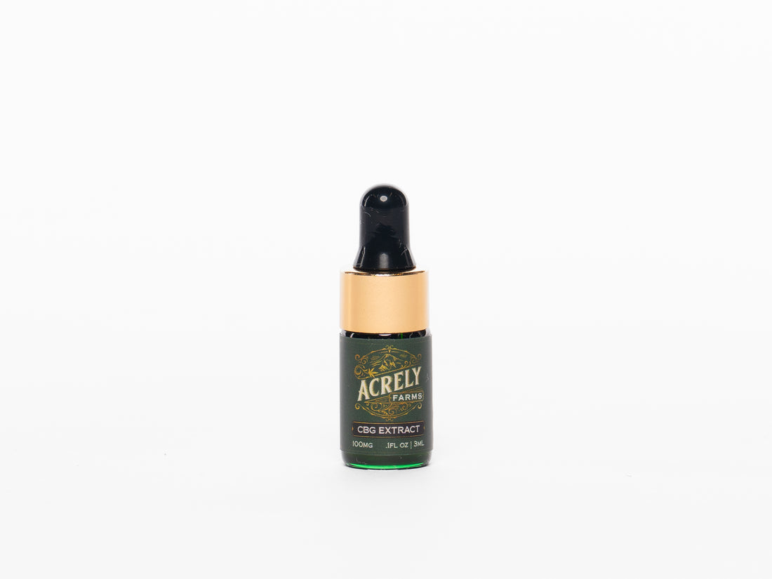 Mini White Organic CBG Oil Extract