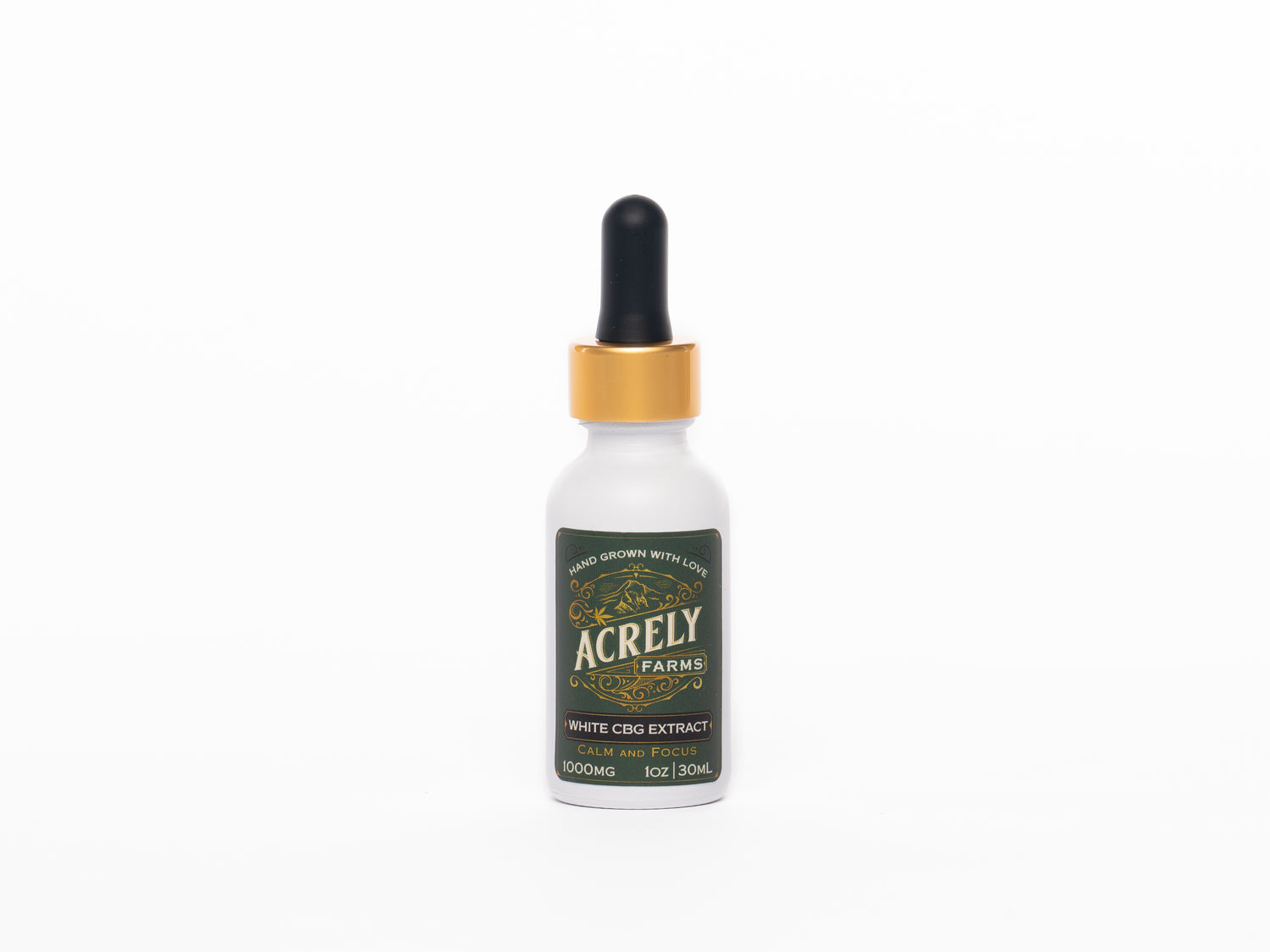 1000mg White Organic CBG Oil Extract