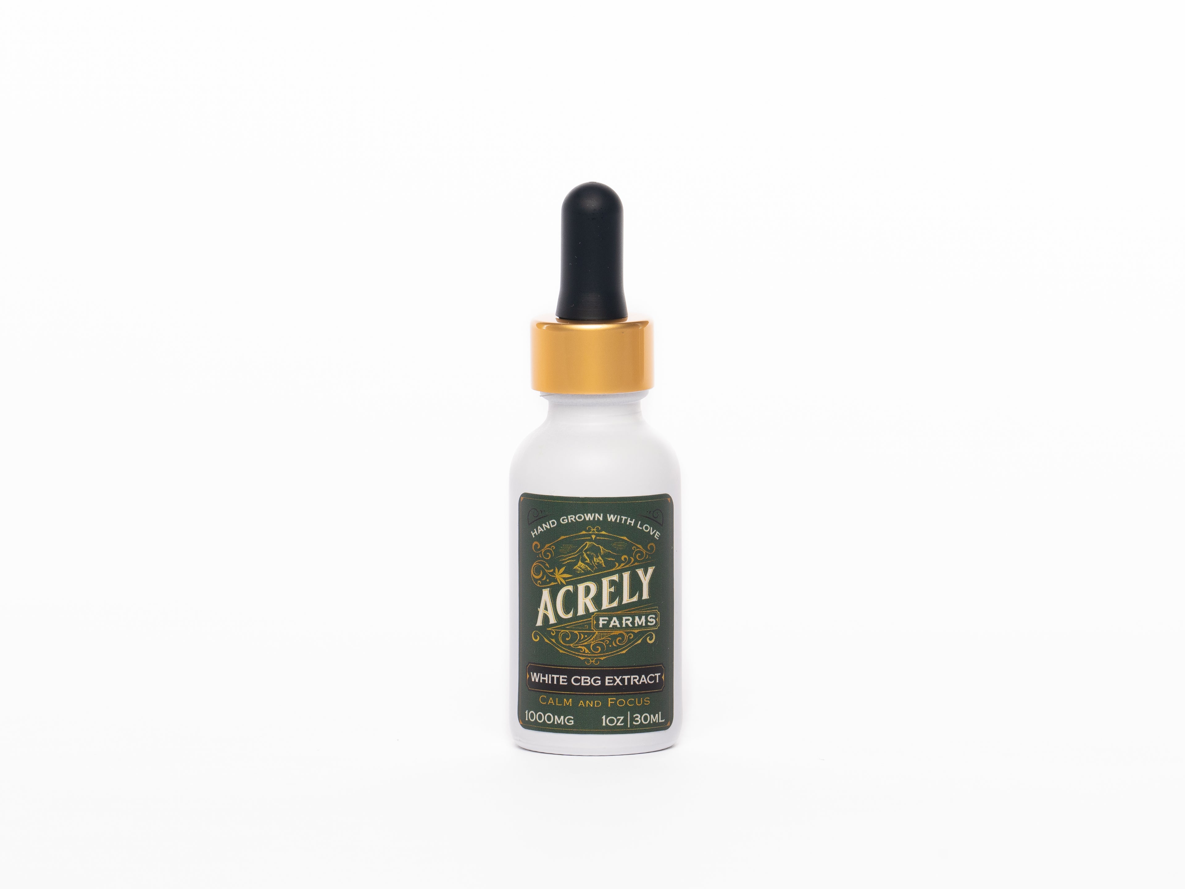 1000mg White Organic CBG Oil Extract
