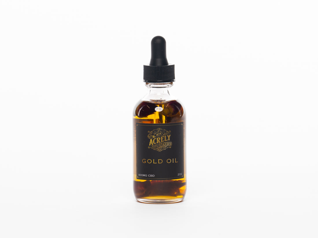 Gold CBD Body Oil