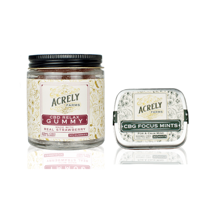 CBD Gummies &amp; CBG Mint Duo from Acrely Farms