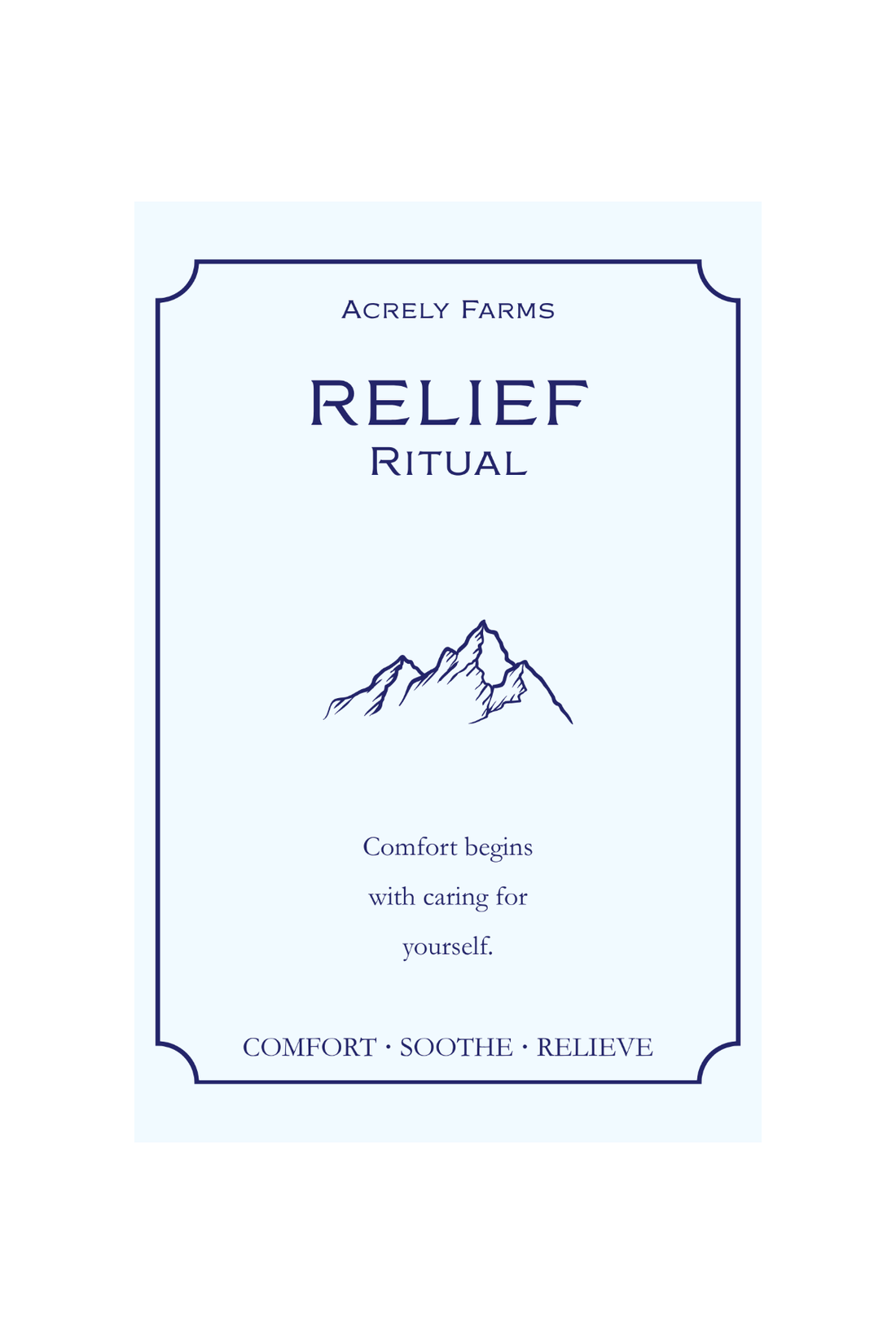 A square graphic card or label for &
