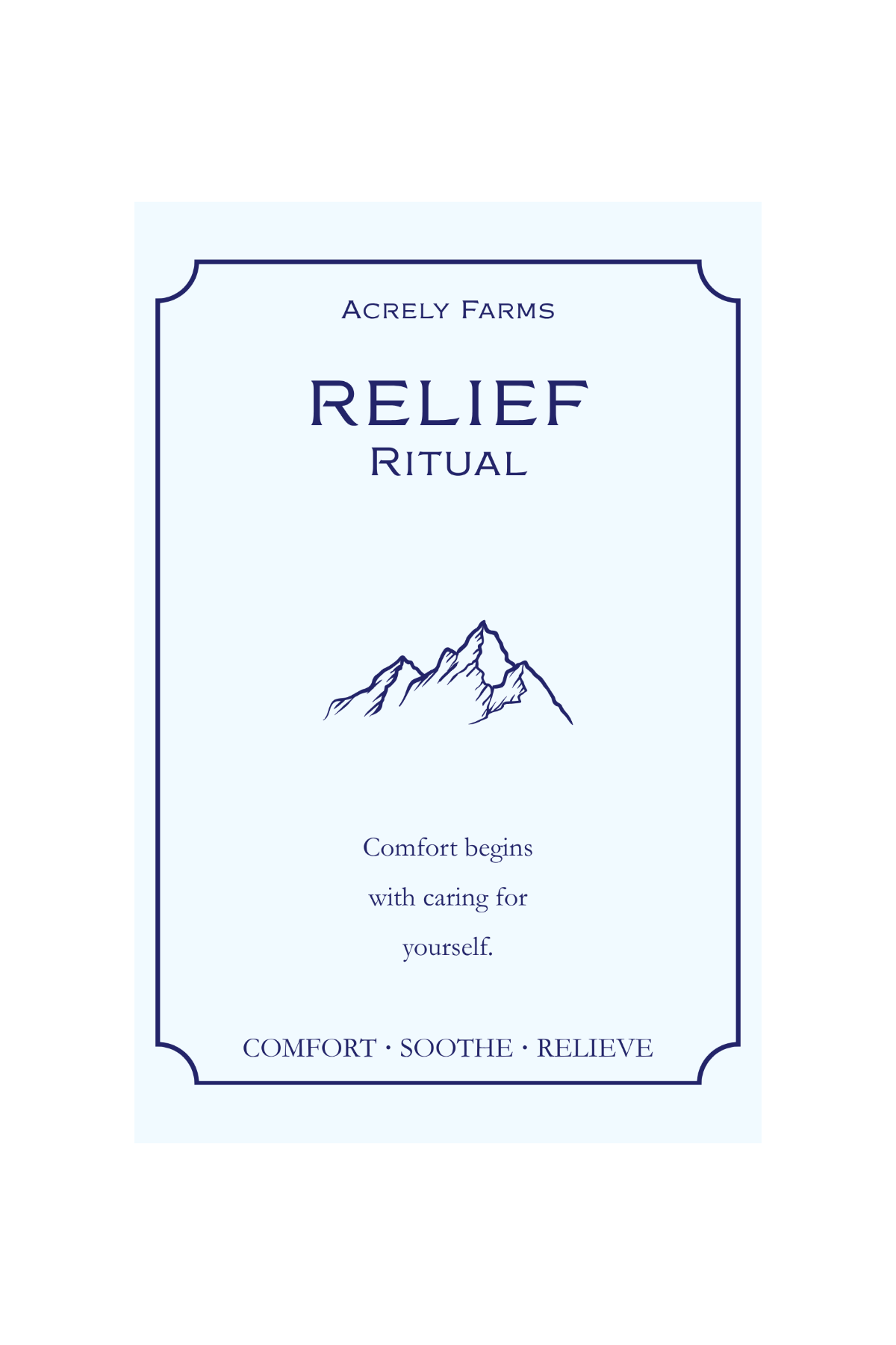 A square graphic card or label for &