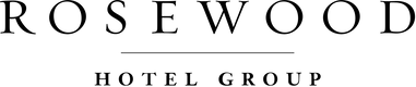 Rosewood Hotel Group logo in black text on a white background