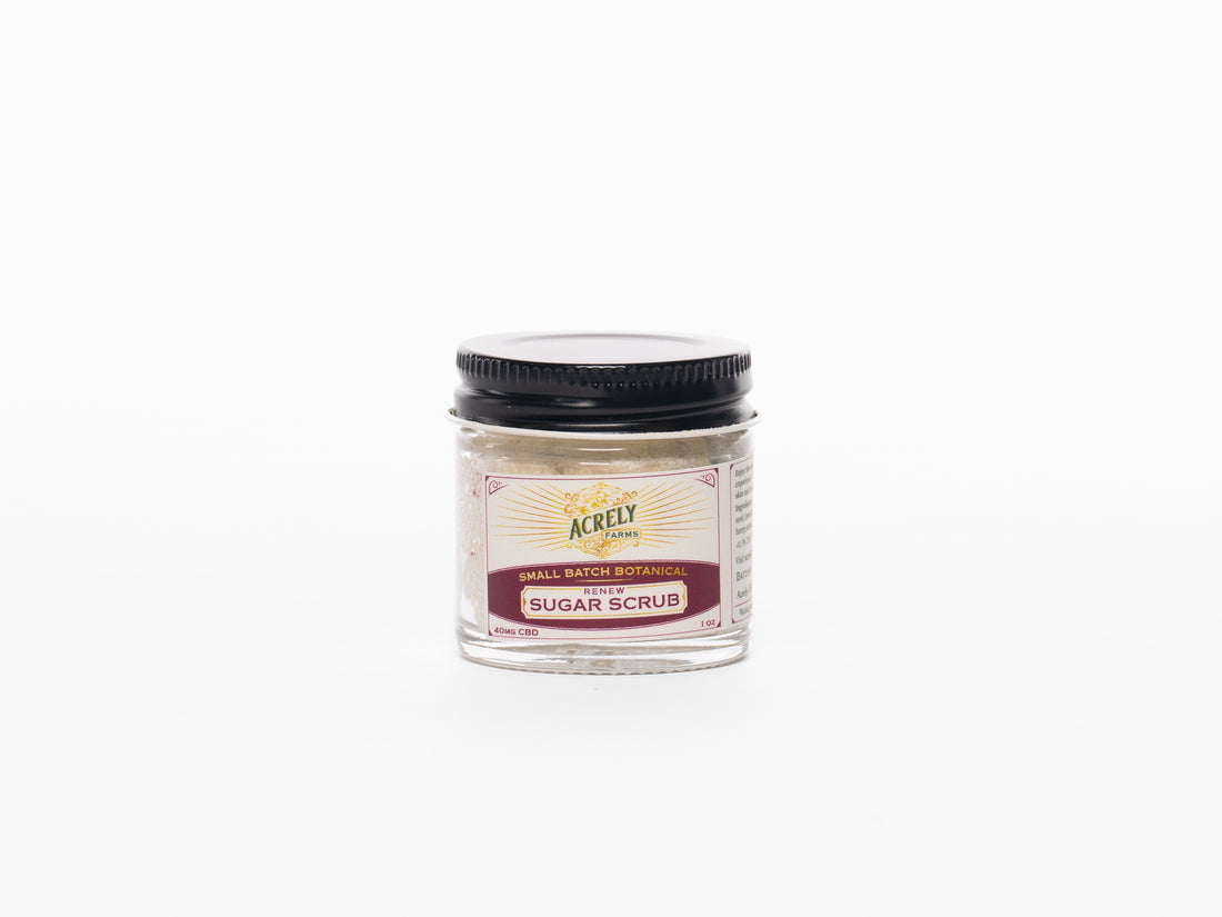 Mini Renew CBD Sugar Scrub