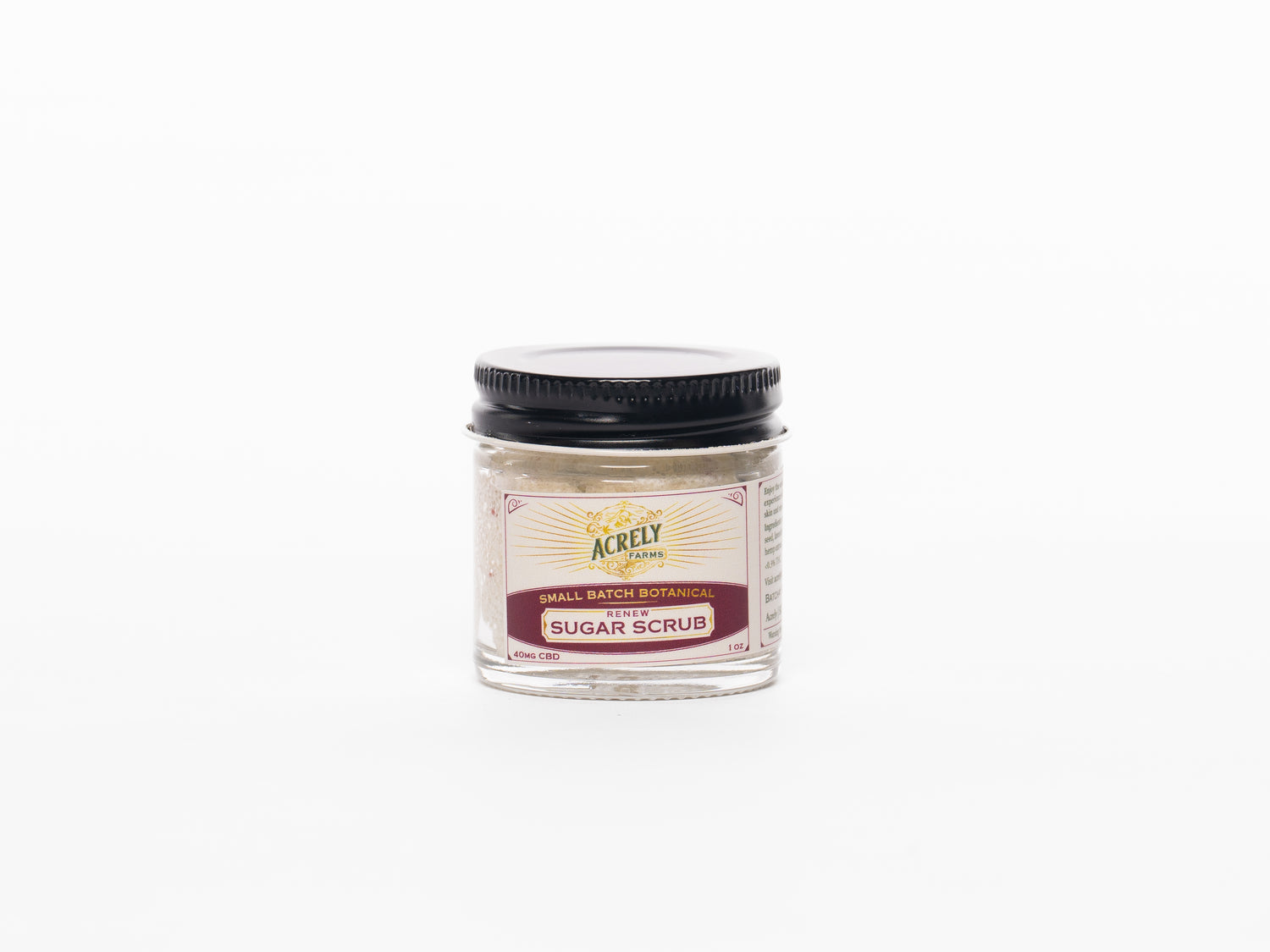 Mini Renew CBD Sugar Scrub