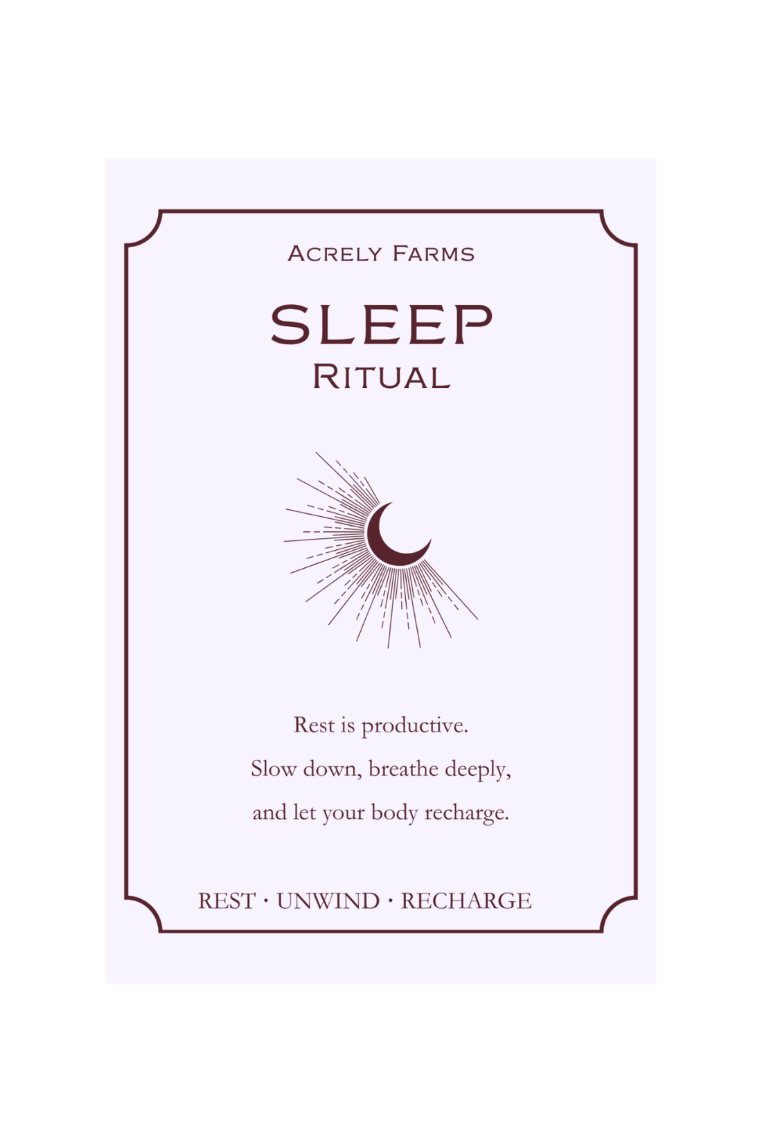 A square product card for &