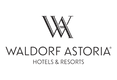 Waldorf Astoria logo on a white background