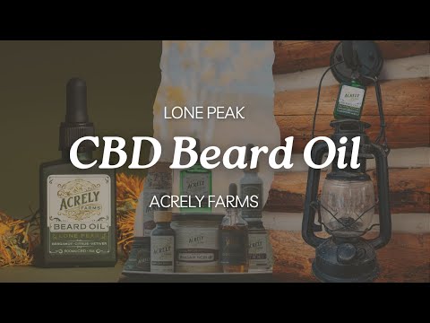 Mini Lone Peak CBD Beard and Facial Oil