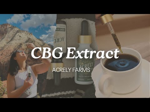 1000mg White Organic CBG Oil Extract